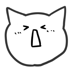 a Nekomimi Human or a White Cat Emoji