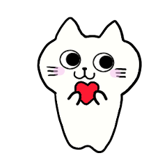 Everyday of white cat Chiro