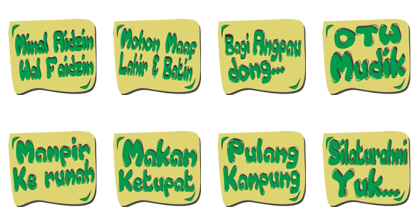 Idul Fitri Day in Indonesia