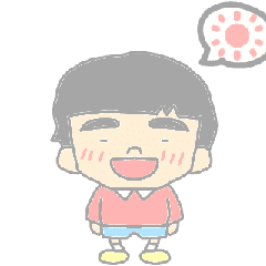 Pastel Color Boy Line Stickers Line Store