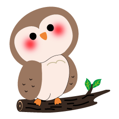 An owl of happiness PUKURO Basic English