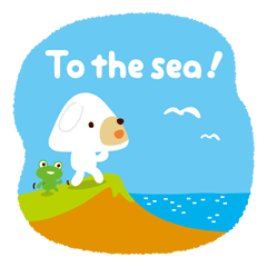 Omusubi dog KORO2_To the sea_English_ver