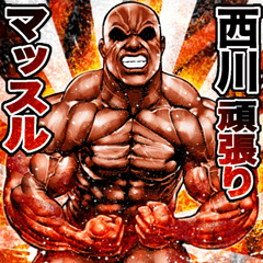 Nishikawa dedicated Muscle machosticker2