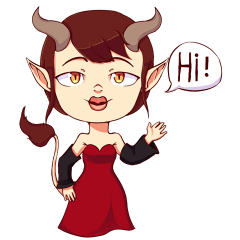 Demon-elf girl