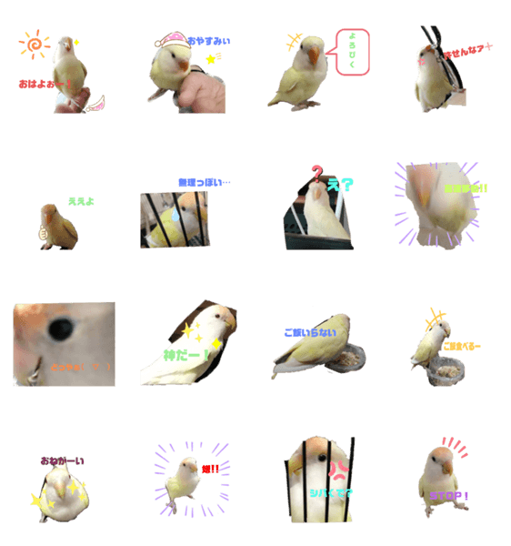 クリームルチノーコザクラスタンプ Lineクリエイターズスタンプ Stamplist