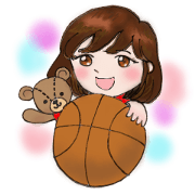 The girl who likes a bear and bsketball