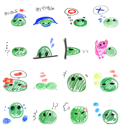Cute Marimo sticker