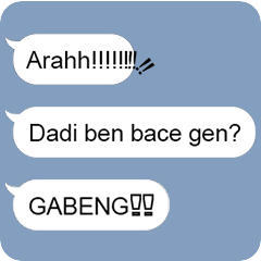 Text Balloons 1 : Basa Bali