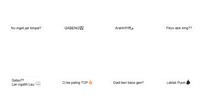 Text Balloons 1 : Basa Bali