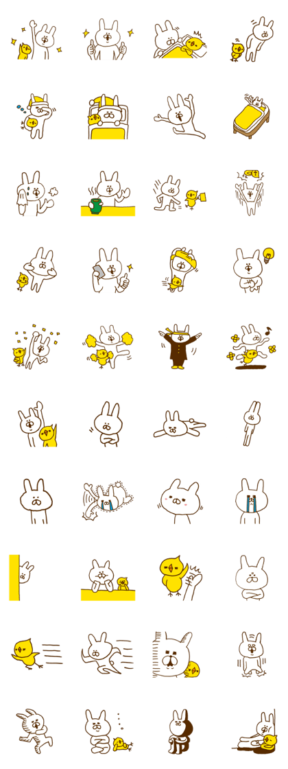 Rabbit & Bird (basic set) 001