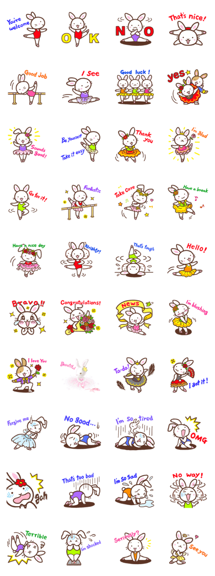 Ballet of the Kawaii bunny