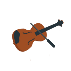 バイオリンのスタンプ