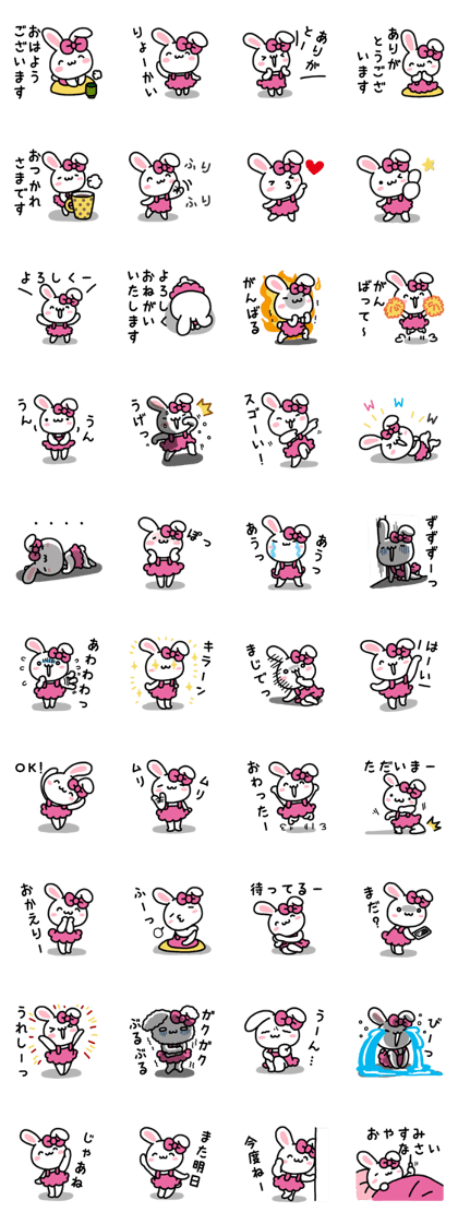 Very girly girl rabbit
