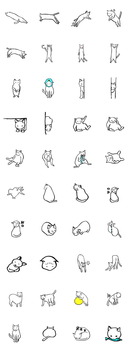 the cat which is white schul