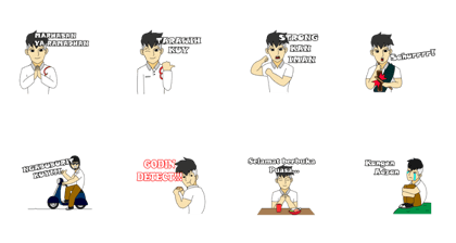 Pemuda Hijrah : ramadhan sticker