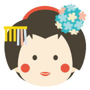 Geisha's face