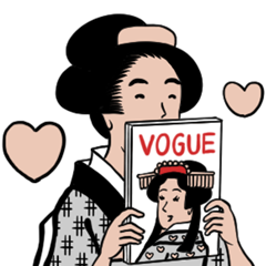 VOGUE & Zenjido Yamada Ukiyoe Stickers