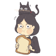 Nina and the cat