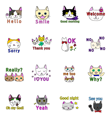 Cat's English conversation