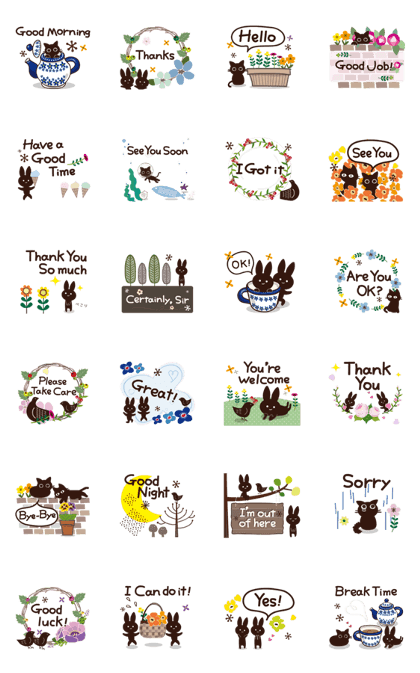 Moves!Natural design cute Sticker