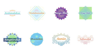 Text Effect 9 :Beautiful Moslem Text