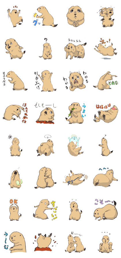 Fly lovely! Prairie dog's society