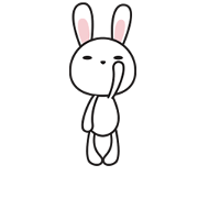 White Little Bunny