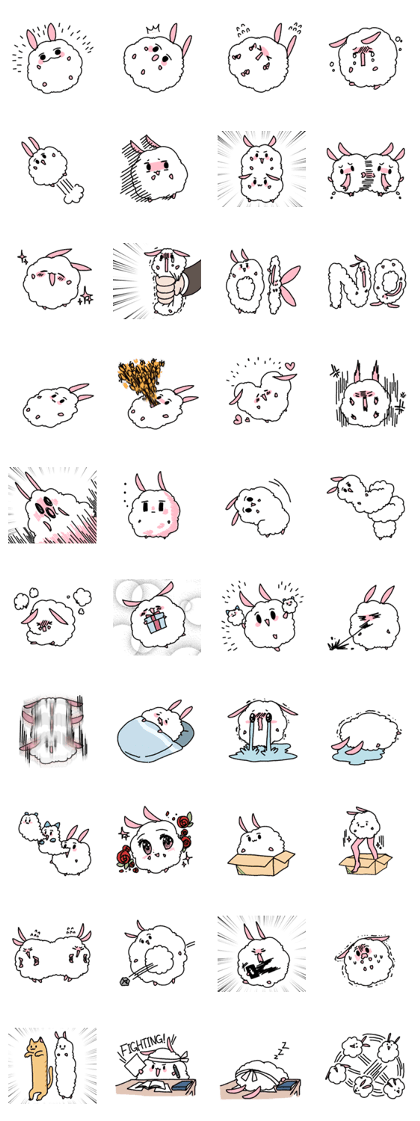 Candyfloss rabbit