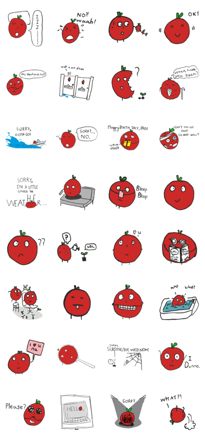 Happy Apple by Lompran