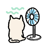 Handwritten kittens in summer days