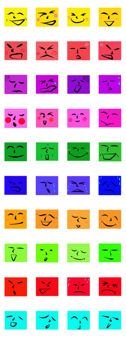 Express feelings with expression.