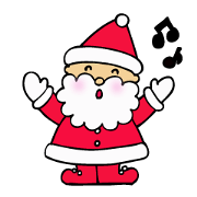 Sticker of Santa Santa Claus