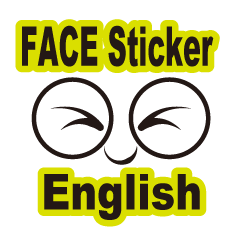 FACE Sticker English