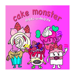cake monster_kazusandraw _Englishversion