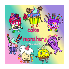 kazusandraw_cake_monster