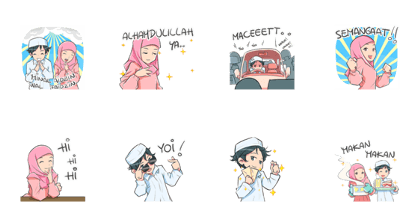 Muslim Couple : Ramadhan (Mini pack)