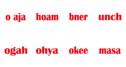 one four text 3