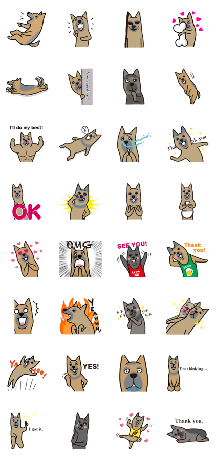 I am German Shepherd 02 English Ver.