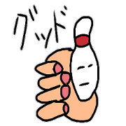 Pin bowling Sticker