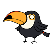cute Toco Toucan