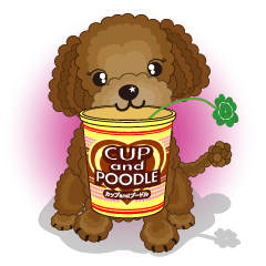 Cup & poodle two