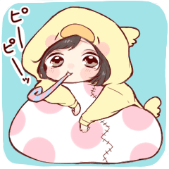 It S Girl 5 Line Stickers Line Store