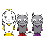 akkun makkun tensan Sticker