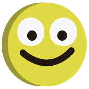 3D Round and round Sticker