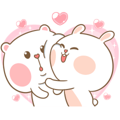 หมีนุ่มกับต่ายนิ่ม ถูไถ ถูไถ