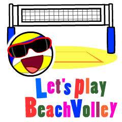 Let's play beach volleyball on weekend!