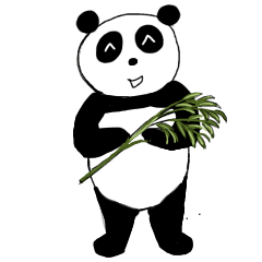 Daily life of an expressive panda