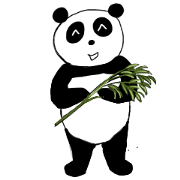 Daily life of an expressive panda