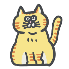 Fat Cat PUPPU chan Sticker