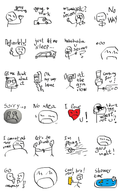 Mr. Round Face does things